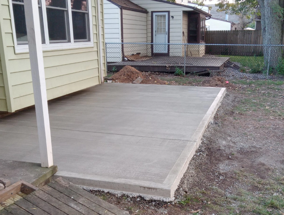 concrete installation