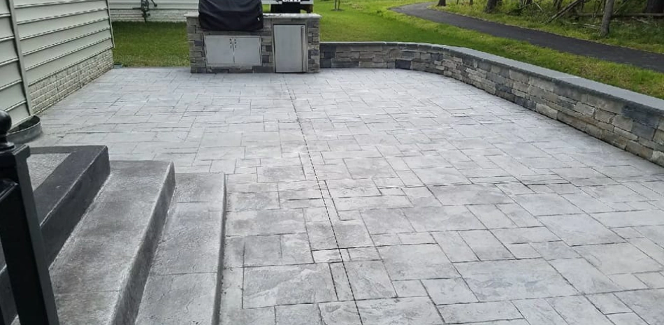 stamped concrete